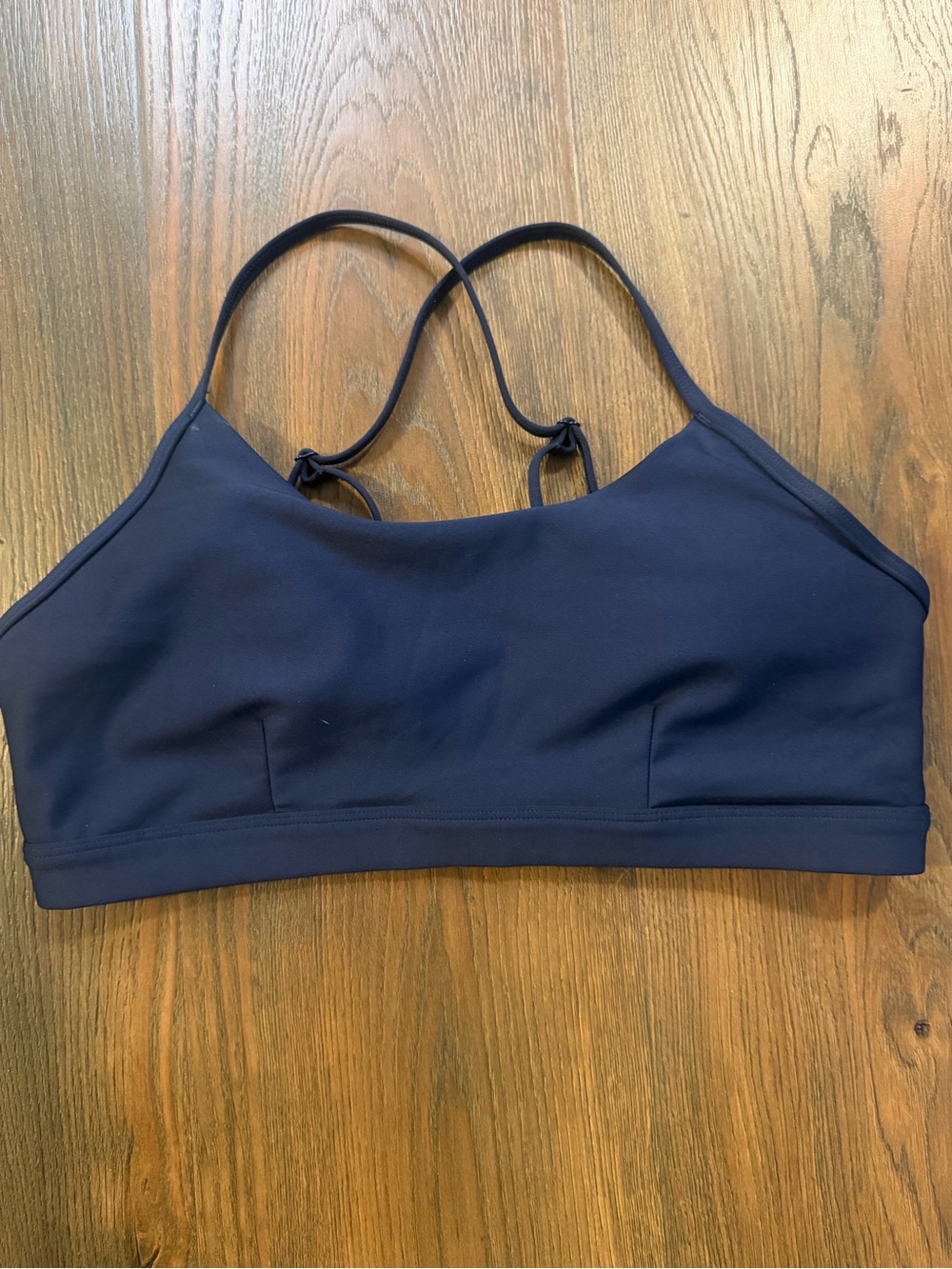 ALO Yoga Navy Strappy Sports Bra Activewear